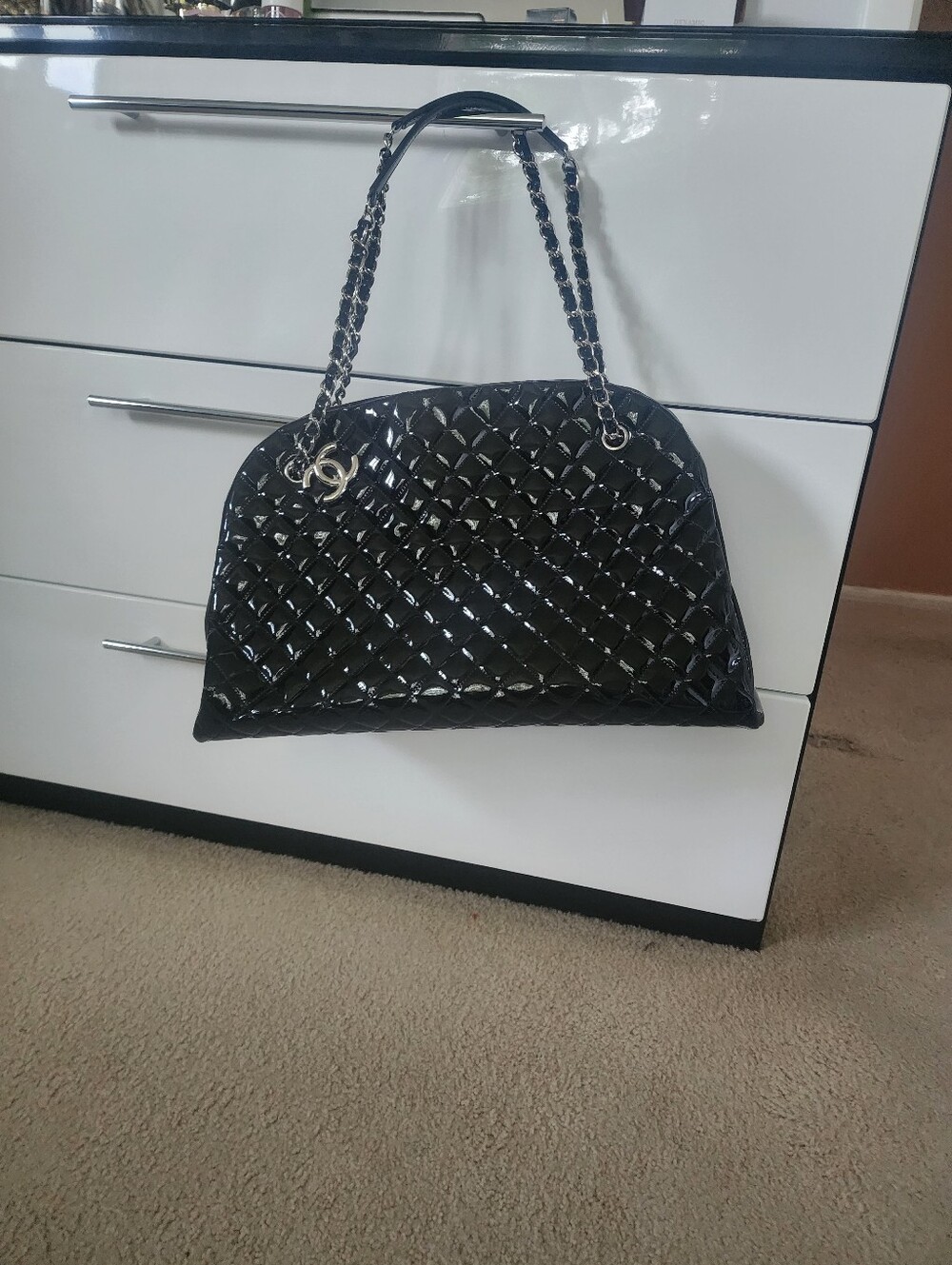 Chanel Black Large Quilted Mademoiselle Bag - Picture 2 of 16
